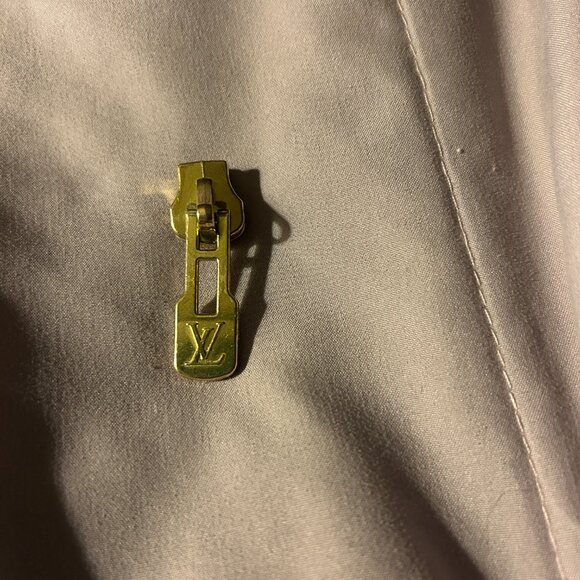 Louis Vuitton Gold Zipper Pull & Slide Replacement - Picture 7 of 11